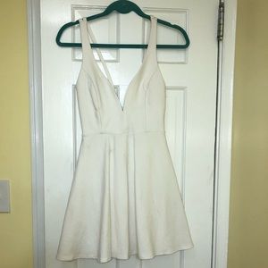 White skater dress from Lulu’s